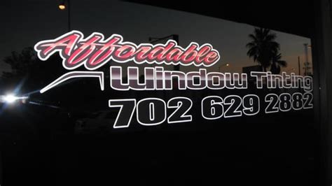 affordable window tinting las vegas.